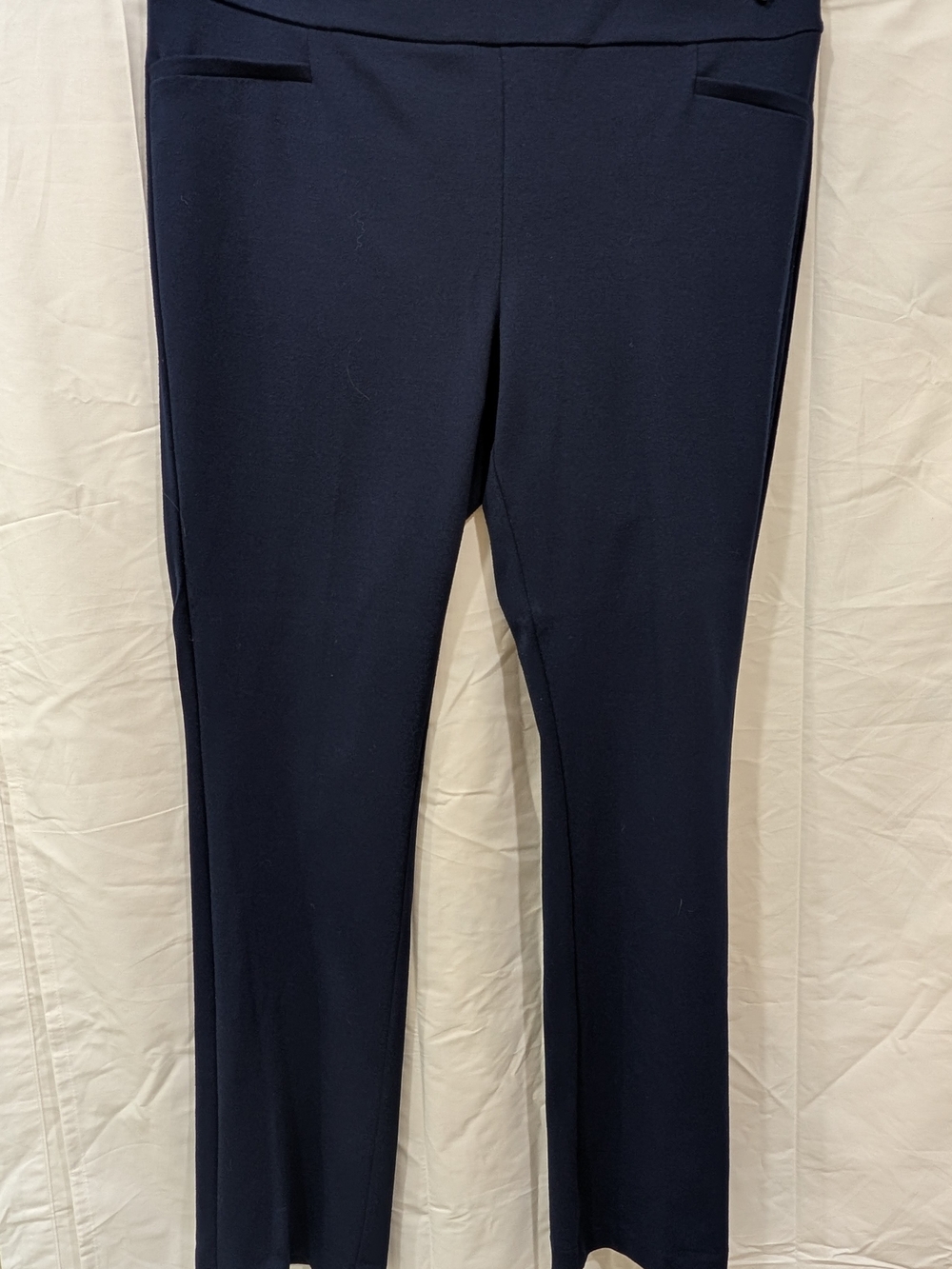 New York & Company 7th Avenue Design Studio Pull-On Pants – Navy Blue – XL Tall